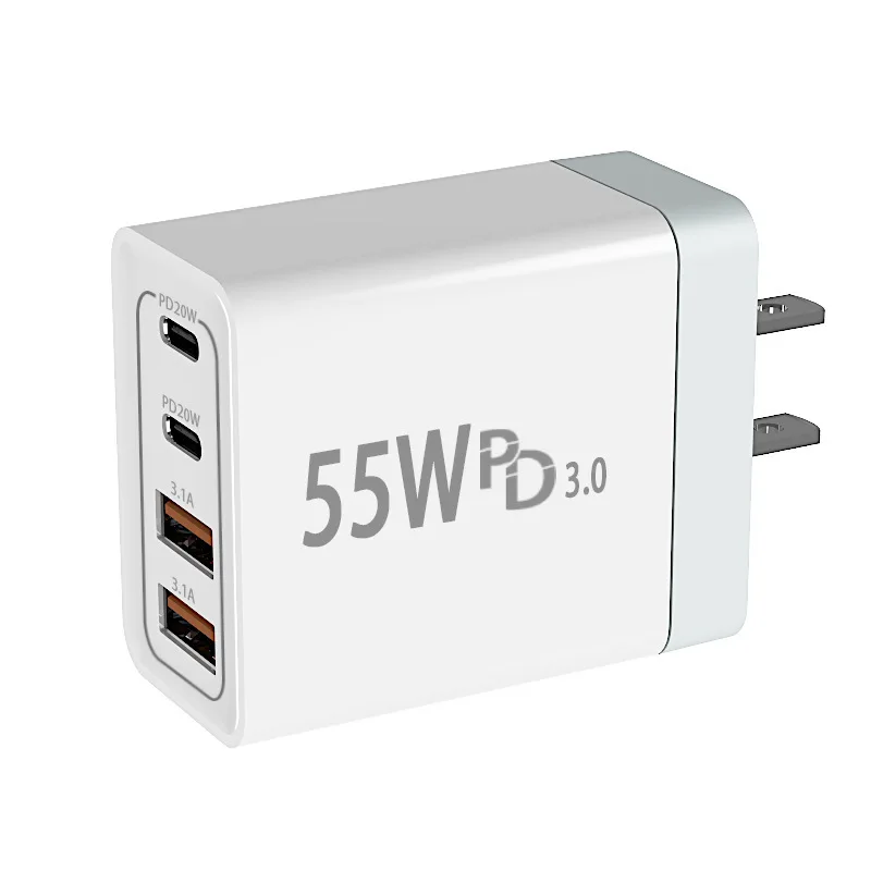 Minisopuru 55W 4-Port USB-C Fast Charger โ PD & QC Power Adapter for iPhone, Samsung, Tablets, Laptops. - Image 13