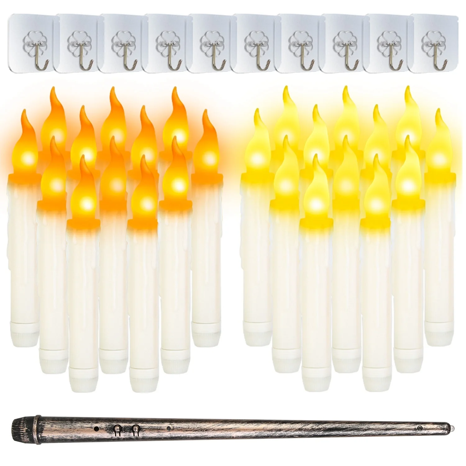 12-Piece Floating Candle Halloween Decor - Image 2